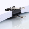 Black Metal 19 mm Small Paper Binder Clips